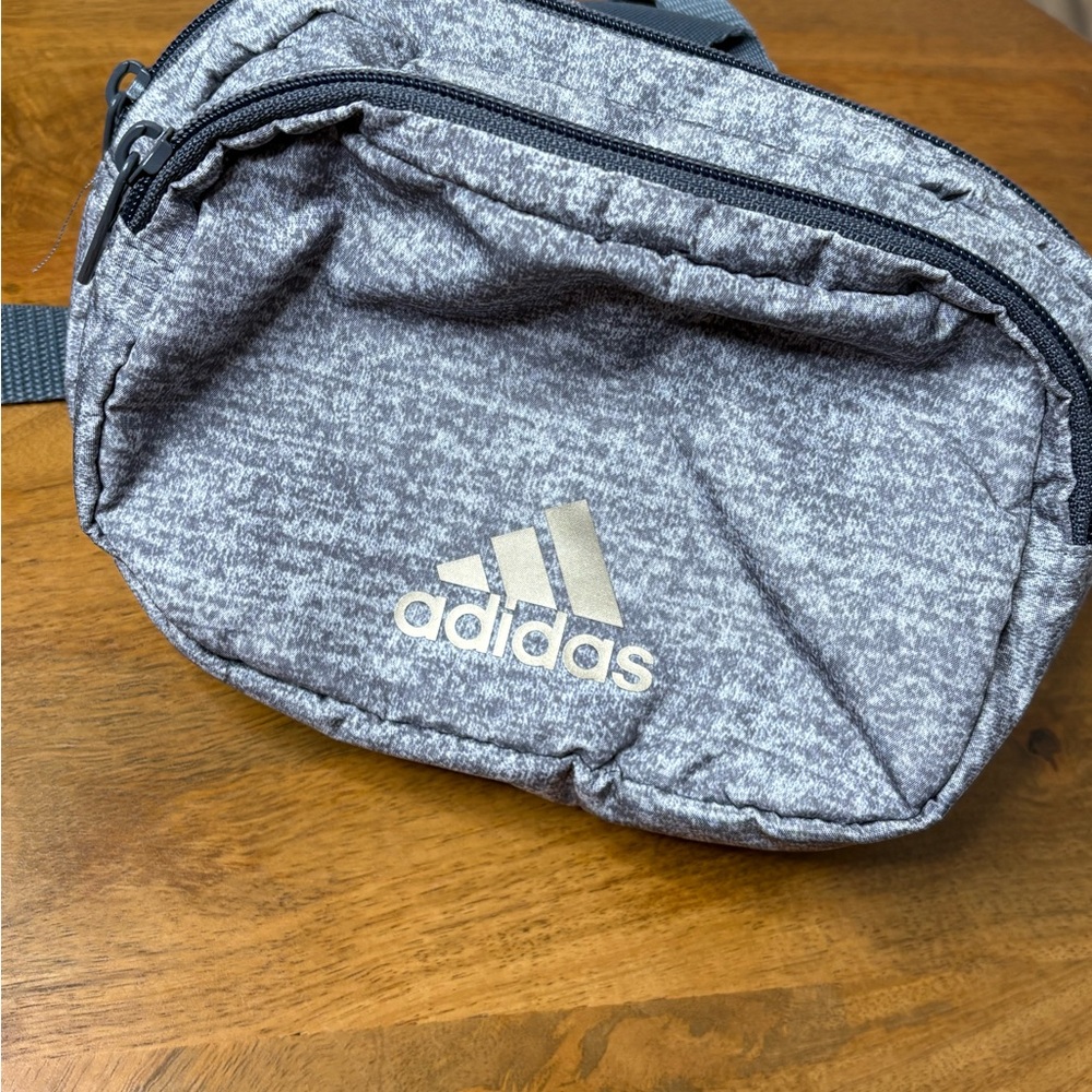 Adidas Heathered Gray Belt Bag